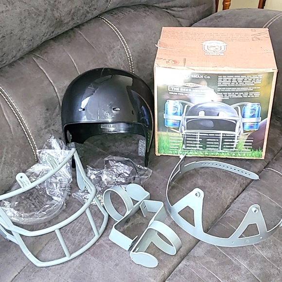 Kraftsman Accessories The Beer Helmet Football Helmet 2cans Hands